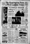 Kensington News and West London Times Friday 21 August 1964 Page 1