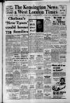 Kensington News and West London Times Friday 29 January 1965 Page 1