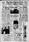 Kensington News and West London Times Friday 27 August 1965 Page 1