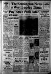 Kensington News and West London Times Friday 19 January 1968 Page 1