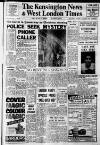 Kensington News and West London Times Friday 03 January 1969 Page 1