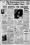 Kensington News and West London Times Friday 31 January 1969 Page 1