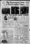 Kensington News and West London Times Friday 21 February 1969 Page 1