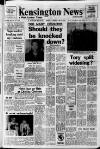 Kensington News and West London Times Friday 12 November 1971 Page 1