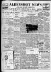 Aldershot News Friday 27 September 1946 Page 1