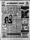 Aldershot News Friday 13 January 1984 Page 1