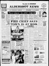 Aldershot News Friday 12 October 1984 Page 1