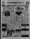 Aldershot News Tuesday 01 October 1985 Page 1