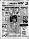 Aldershot News Friday 10 January 1986 Page 1