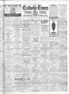 Catholic Times and Catholic Opinion Friday 29 September 1916 Page 1