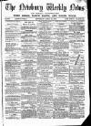 Newbury Weekly News and General Advertiser Thursday 30 April 1874 Page 1