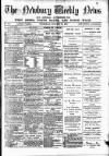 Newbury Weekly News and General Advertiser Thursday 25 October 1877 Page 1