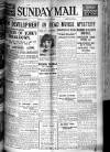 Sunday Mail (Glasgow) Sunday 13 March 1927 Page 1