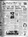 Sunday Mail (Glasgow) Sunday 27 February 1949 Page 1