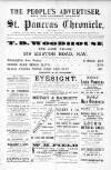 St. Pancras Chronicle, People's Advertiser, Sale and Exchange Gazette Saturday 24 March 1900 Page 1