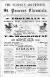 St. Pancras Chronicle, People's Advertiser, Sale and Exchange Gazette Saturday 31 March 1900 Page 1