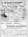 St. Pancras Chronicle, People's Advertiser, Sale and Exchange Gazette Friday 16 January 1914 Page 1