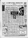Accrington Observer and Times Friday 21 March 1986 Page 1