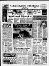 Accrington Observer and Times Friday 17 June 1988 Page 1