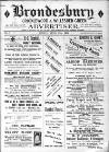Brondesbury, Cricklewood & Willesden Green Advertiser Friday 29 April 1892 Page 1