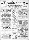 Brondesbury, Cricklewood & Willesden Green Advertiser Friday 06 May 1892 Page 1