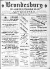 Brondesbury, Cricklewood & Willesden Green Advertiser Friday 13 May 1892 Page 1
