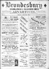 Brondesbury, Cricklewood & Willesden Green Advertiser Friday 03 June 1892 Page 1
