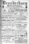 Brondesbury, Cricklewood & Willesden Green Advertiser Friday 14 October 1892 Page 1