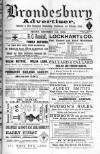 Brondesbury, Cricklewood & Willesden Green Advertiser Friday 02 December 1892 Page 1