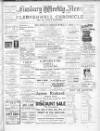 Finsbury Weekly News and Chronicle Friday 10 December 1909 Page 1
