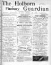 Holborn and Finsbury Guardian Saturday 04 April 1891 Page 1