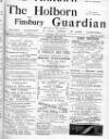 Holborn and Finsbury Guardian Saturday 25 April 1891 Page 1