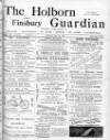 Holborn and Finsbury Guardian Saturday 23 May 1891 Page 1