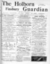 Holborn and Finsbury Guardian Saturday 13 June 1891 Page 1