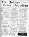 Holborn and Finsbury Guardian Saturday 11 July 1891 Page 1