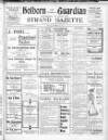 Holborn and Finsbury Guardian Friday 25 November 1910 Page 1