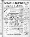 Holborn and Finsbury Guardian Friday 09 June 1916 Page 1