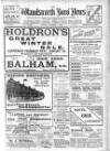Wandsworth Borough News Friday 01 January 1909 Page 1