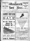 Wandsworth Borough News Friday 23 January 1914 Page 1
