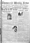 Thomson's Weekly News Saturday 25 August 1917 Page 1