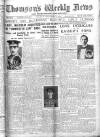 Thomson's Weekly News Saturday 15 September 1917 Page 1