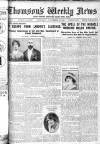 Thomson's Weekly News Saturday 19 November 1921 Page 1