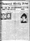 Thomson's Weekly News Saturday 28 November 1925 Page 1
