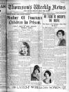 Thomson's Weekly News Saturday 12 September 1931 Page 1
