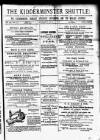 Kidderminster Times and Advertiser for Bewdley & Stourport Saturday 01 July 1876 Page 1