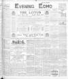 Evening Echo (Cork) Saturday 02 April 1904 Page 1