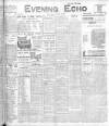 Evening Echo (Cork) Friday 29 October 1909 Page 1