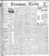 Evening Echo (Cork) Wednesday 17 November 1909 Page 1