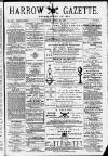 Harrow Gazette Saturday 24 April 1875 Page 1