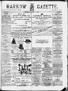 Harrow Gazette Saturday 04 November 1876 Page 1